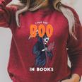 I Put The Boo In Books Halloween Librarian Raglan Sleeve Sweatshirt Heather Dust I Put The Boo In Books Halloween Librarian Raglan Sleeve Sweatshirt Heather Dust