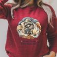Quiet Mode Fully Activated Cozy Sleeping Raccoon Book Lover Raglan Sleeve Sweatshirt Heather Dust