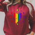 Rainbow Book With Stars And Moon Phases Gay Pride LGBT Raglan Sleeve Sweatshirt Heather Dust Rainbow Book With Stars And Moon Phases Gay Pride LGBT Raglan Sleeve Sweatshirt Heather Dust