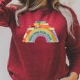Rainbow Books Teacher Books Bring Color To Life Tee Raglan Sleeve Sweatshirt Heather Dust