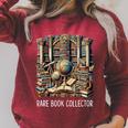 Rare Book Collector Raglan Sleeve Sweatshirt Heather Dust