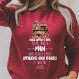 There Was a Man Who Really Loved Dragons And Books Raglan Sleeve Sweatshirt Heather Dust