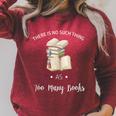 There Is No Such Thing As To Many Books Reading Book Lover Raglan Sleeve Sweatshirt Heather Dust There Is No Such Thing As To Many Books Reading Book Lover Raglan Sleeve Sweatshirt Heather Dust