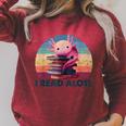 I Read A'Lotl Axolotl Book Lover Librarian Reading Readers Raglan Sleeve Sweatshirt Heather Dust I Read A'Lotl Axolotl Book Lover Librarian Reading Readers Raglan Sleeve Sweatshirt Heather Dust