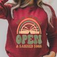 Read Banned Books Break The Rules Banned Books Raglan Sleeve Sweatshirt Heather Dust Read Banned Books Break The Rules Banned Books Raglan Sleeve Sweatshirt Heather Dust