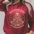 Read Banned Books Gain Forbidden Knowledge Skeleton Raglan Sleeve Sweatshirt Heather Dust Read Banned Books Gain Forbidden Knowledge Skeleton Raglan Sleeve Sweatshirt Heather Dust