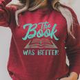 The Read Book Was Better Great Book Reader Lover Literary Raglan Baseball Tee Raglan Sleeve Sweatshirt Heather Dust The Read Book Was Better Great Book Reader Lover Literary Raglan Baseball Tee Raglan Sleeve Sweatshirt Heather Dust