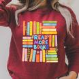 Read More Books Colorful Watercolor Reader Raglan Sleeve Sweatshirt Heather Dust Read More Books Colorful Watercolor Reader Raglan Sleeve Sweatshirt Heather Dust