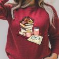 Read Books Drink Coffee For Women Premium Tri-Blend Raglan Sleeve Sweatshirt Heather Dust