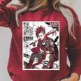 Read Books Fight Fascists Punk Girl Raglan Sleeve Sweatshirt Heather Dust