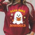 Read More Books With Ghost For Halloween Teacher Costume Raglan Sleeve Sweatshirt Heather Dust Read More Books With Ghost For Halloween Teacher Costume Raglan Sleeve Sweatshirt Heather Dust