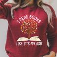 I Read Books Like It's My Job Book Lover Reading Women Men Raglan Sleeve Sweatshirt Heather Dust I Read Books Like It's My Job Book Lover Reading Women Men Raglan Sleeve Sweatshirt Heather Dust