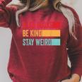 Read Books Be Kind Stay Weird Bookish Nerd Worm Lover Raglan Sleeve Sweatshirt Heather Dust Read Books Be Kind Stay Weird Bookish Nerd Worm Lover Raglan Sleeve Sweatshirt Heather Dust