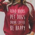 Read Books Pet Dogs Drink Coffee Lover Dog Mom Raglan Sleeve Sweatshirt Heather Dust Read Books Pet Dogs Drink Coffee Lover Dog Mom Raglan Sleeve Sweatshirt Heather Dust