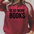 Read More Books Reading Lover Raglan Sleeve Sweatshirt Heather Dust