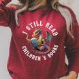 I Still Read Children's Book Bookworm Reader Love Reading Raglan Sleeve Sweatshirt Heather Dust I Still Read Children's Book Bookworm Reader Love Reading Raglan Sleeve Sweatshirt Heather Dust