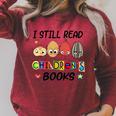 I Still Read Children's Books Raglan Sleeve Sweatshirt Heather Dust