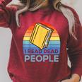 I Read Dead People Book Nerds Reading Raglan Sleeve Sweatshirt Heather Dust I Read Dead People Book Nerds Reading Raglan Sleeve Sweatshirt Heather Dust