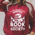 If You Can Read This I Was Forced To Put My Book Down Book Raglan Sleeve Sweatshirt Heather Dust