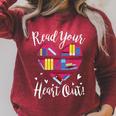 Read Your Heart Out Adorable Idea 4 Book Lovers Raglan Sleeve Sweatshirt Heather Dust Read Your Heart Out Adorable Idea 4 Book Lovers Raglan Sleeve Sweatshirt Heather Dust