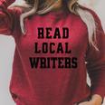 Read Local Author Support Independent Writers Indie Books Raglan Sleeve Sweatshirt Heather Dust