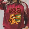 Read Mo Books – Raccoon Lovers Raglan Sleeve Sweatshirt Heather Dust