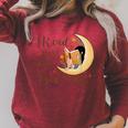I Read Past My Bedtime Book Lover Raglan Sleeve Sweatshirt Heather Dust