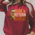 Read Return Repeat Cute Librarian Library Worker Book Lovers Raglan Sleeve Sweatshirt Heather Dust Read Return Repeat Cute Librarian Library Worker Book Lovers Raglan Sleeve Sweatshirt Heather Dust