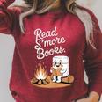 Read S'More Books Camping Outdoors Reading Campfire Smores Raglan Sleeve Sweatshirt Heather Dust Read S'More Books Camping Outdoors Reading Campfire Smores Raglan Sleeve Sweatshirt Heather Dust