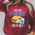 Read Smore Books Men Campfire Camping Camper Raglan Sleeve Sweatshirt Heather Dust Read Smore Books Men Campfire Camping Camper Raglan Sleeve Sweatshirt Heather Dust