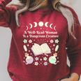 Well Read Woman Literature Quote Celestial Book Floral Raglan Sleeve Sweatshirt Heather Dust Well Read Woman Literature Quote Celestial Book Floral Raglan Sleeve Sweatshirt Heather Dust