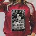 The Reader – Gothic Book Lover Dark Academia Premium Tri-Blend Raglan Sleeve Sweatshirt Heather Dust