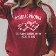 Reader Bibliophobia The Fear Of Running Out Of Books To Read Raglan Sleeve Sweatshirt Heather Dust Reader Bibliophobia The Fear Of Running Out Of Books To Read Raglan Sleeve Sweatshirt Heather Dust