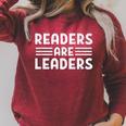 Readers Are Leaders Book Lover Raglan Sleeve Sweatshirt Heather Dust Readers Are Leaders Book Lover Raglan Sleeve Sweatshirt Heather Dust