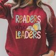 Readers Are Leaders Reading Book Lovers Teacher Women Kids Raglan Sleeve Sweatshirt Heather Dust Readers Are Leaders Reading Book Lovers Teacher Women Kids Raglan Sleeve Sweatshirt Heather Dust