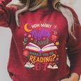 Reading 6 7 Meme Six Seven Cozy Book Lover Teacher Raglan Sleeve Sweatshirt Heather Dust