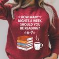 Reading 6-7 Six Seven Meme English Teacher Book Lover Raglan Sleeve Sweatshirt Heather Dust