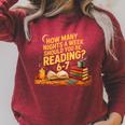 Reading 67 Six Seven Meme English Teacher Book Lover Raglan Sleeve Sweatshirt Heather Dust