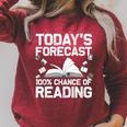 Reading Art For Men Women Bookworm Reading Book Lovers Raglan Sleeve Sweatshirt Heather Dust