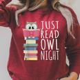 Reading Book Bookworm Kawaii Library Just Read Owl Night Raglan Sleeve Sweatshirt Heather Dust Reading Book Bookworm Kawaii Library Just Read Owl Night Raglan Sleeve Sweatshirt Heather Dust