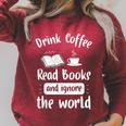 Reading Book Literature Library T-Shirt Raglan Sleeve Sweatshirt Heather Dust