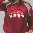 Reading Book Lover Raglan Sleeve Sweatshirt Heather Dust
