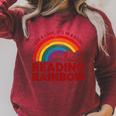 Reading Book Rainbow Literacy Learning Premium Tri-Blend Raglan Sleeve Sweatshirt Heather Dust
