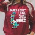 Reading Books For Men Women Bookworm Story Reader Raglan Sleeve Sweatshirt Heather Dust