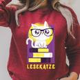 Reading Cat Cat Cat Reading Worm Books Cat Friend Gift For Men Women Raglan Sleeve Sweatshirt Heather Dust
