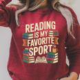 Reading Is My Favorite Sport Book Lover Reader Raglan Sleeve Sweatshirt Heather Dust Reading Is My Favorite Sport Book Lover Reader Raglan Sleeve Sweatshirt Heather Dust