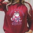 Reading Is My Favorite Sport Bookworm Cat Lover Book-Club Raglan Sleeve Sweatshirt Heather Dust