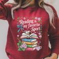 Reading Is My Favorite Sport Reader Book Lovers Raglan Sleeve Sweatshirt Heather Dust Reading Is My Favorite Sport Reader Book Lovers Raglan Sleeve Sweatshirt Heather Dust