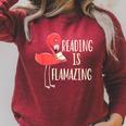 Reading Is Flamazing Reading Lover Book Nerd Bookworm Raglan Sleeve Sweatshirt Heather Dust Reading Is Flamazing Reading Lover Book Nerd Bookworm Raglan Sleeve Sweatshirt Heather Dust