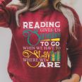 Reading Gives Us Someplace To Go Book Lover Teacher Bookworm Men Women Kids Raglan Sleeve Sweatshirt Heather Dust Reading Gives Us Someplace To Go Book Lover Teacher Bookworm Men Women Kids Raglan Sleeve Sweatshirt Heather Dust